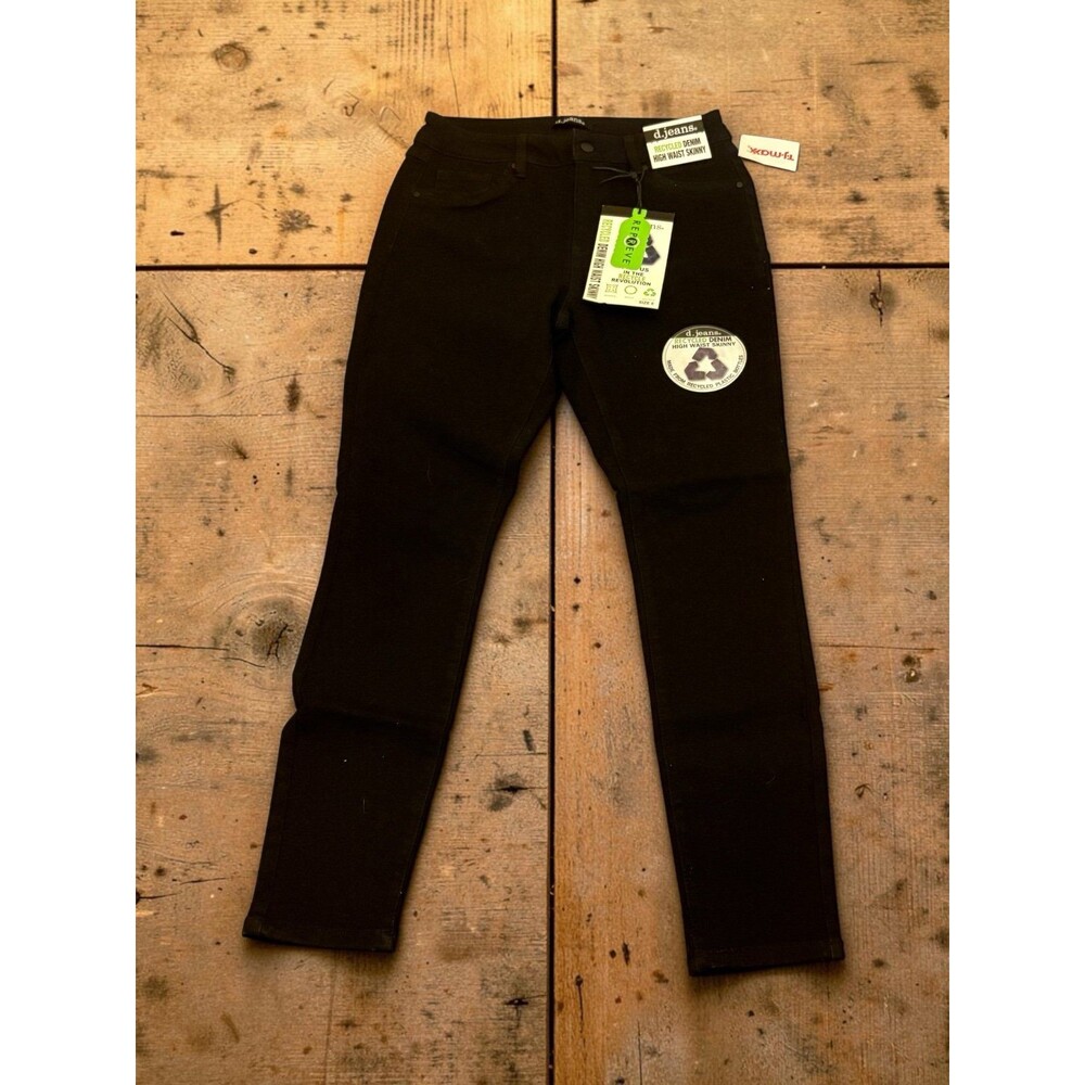 D.jeans Black High Waist Skinny Jeans Size8